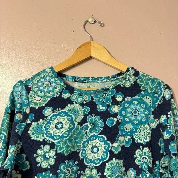 Talbots Crewneck Shirt Floral Women Size  1X - Picture 2 of 7